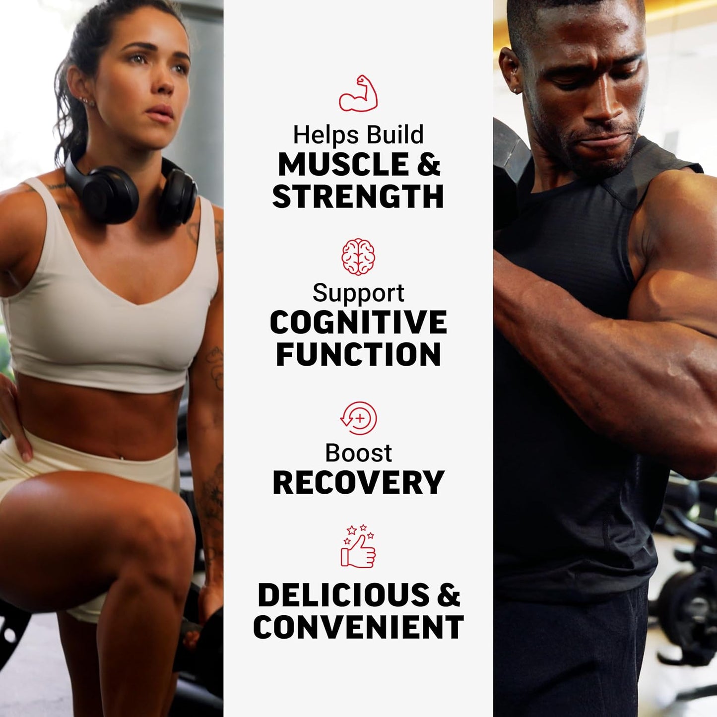 Force Factor Creatine Gummies Mixed Berry for Muscle, Strength & Recovery, Creatine 5 g, 30 Servings